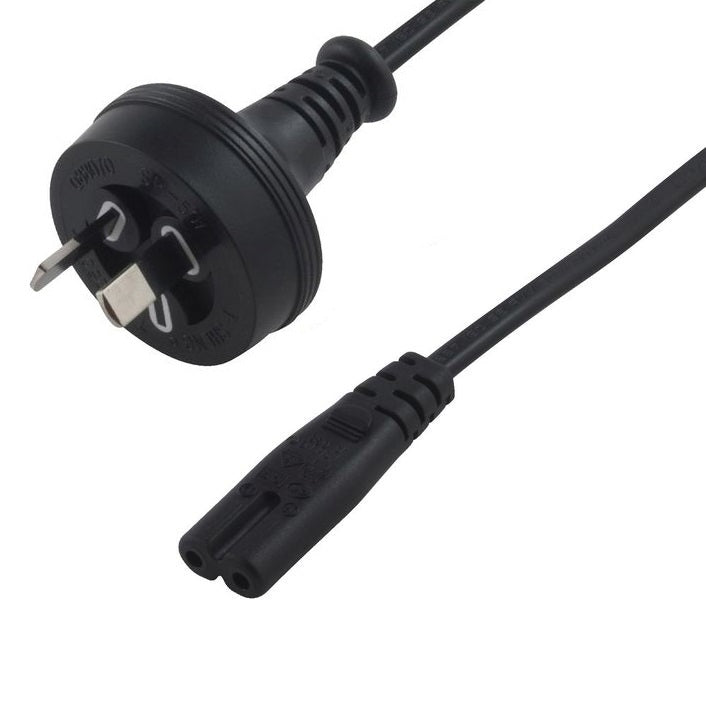 8Ware 2 Pin Core Power Cable 2m AU Plug 240v to IEC C7 figure eight Female Appliance Wall Duty for Notebook AC Adaptor POS OEM ~CBPOW-2C HPL240/8B 8Ware 2 Pin Core Power Cable 2m AU Plug 240v to IEC C7 figure eight Female Appliance Wall Duty for Notebook AC Adaptor POS OEM ~CBPOW-2C HPL240/8B